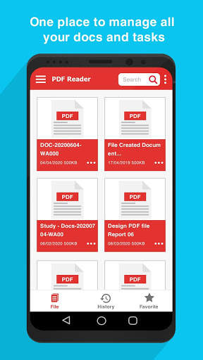 PDF Reader - PDF Editor 2020 скриншот 1