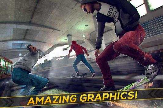 Subway Skateboard Ride Tricks screenshot 2