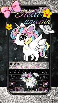 Glitter Unicorn keyboard screenshot 1