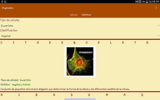 Organelos de la Celula screenshot 11