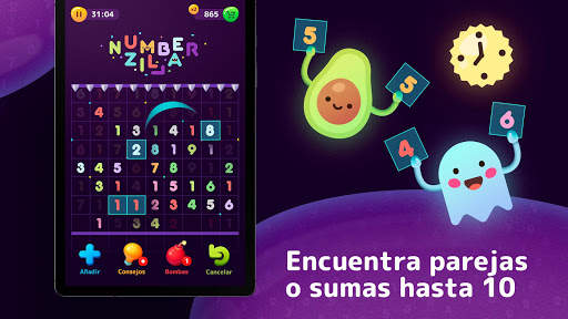 Numberzilla: Juegos de numeros screenshot 13