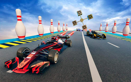 Formula Engine Jet Car Stunts: Rocket Cars Games 2 تصوير الشاشة