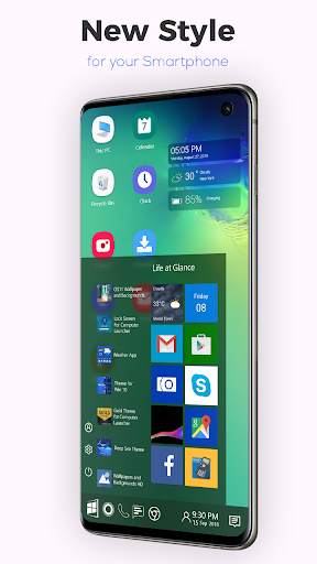 S10 Plus theme for Launcher 2 تصوير الشاشة