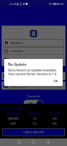 Blueberry VPN screenshot 2