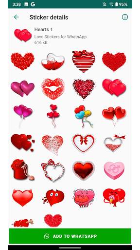 Love Emojis Stickers screenshot 2