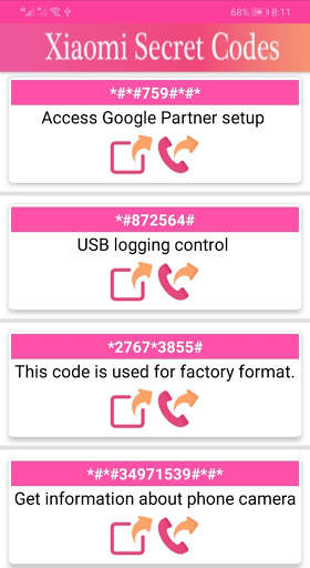 Secret Codes for Xiaomi Latest 2021 3 تصوير الشاشة