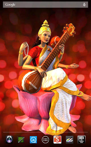3D Saraswati Live Wallpaper screenshot 2