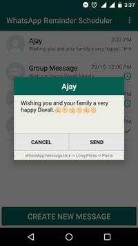 WhatsApp Reminder Scheduler screenshot 4