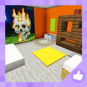 Find the Button: Rooms edition. Map for MCPE icon