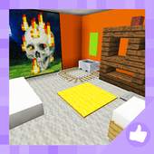 Find the Button: Rooms edition. Map for MCPE 40 mcpe.map