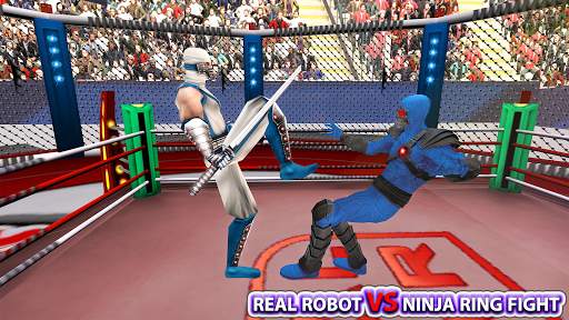 Real Robot Ninja Ring Fight: Fighting Games 2020 screenshot 7