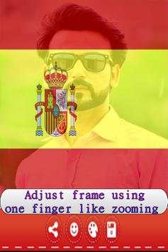 Spain Flag And Stickers With photo profile 2018 screenshot 2