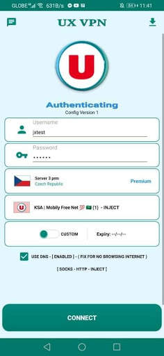 UX VPN screenshot 3