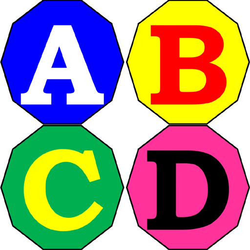 Alphabet ABCD Learning letters A for Apple icon