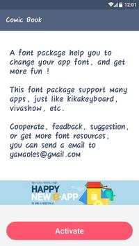 Comic Book-fonts for free screenshot 2