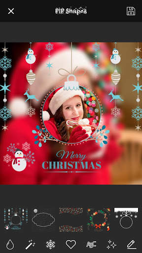 Christmas Card PIP Art Camera Maker screenshot 4