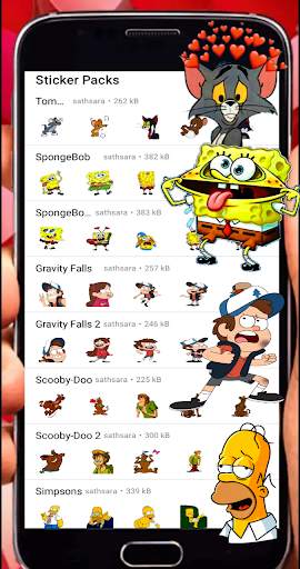 Cartoon Stikers for Whatsapp screenshot 2