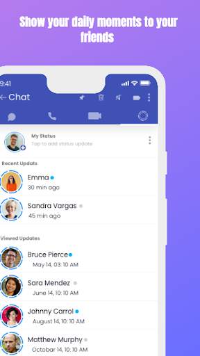 Status Messanger screenshot 2