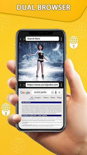 Dual Screen Browser - Secure Split Screen Browser screenshot 3