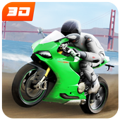 Traffic Rider : City Highway Traffic Racer Game 3D icon
