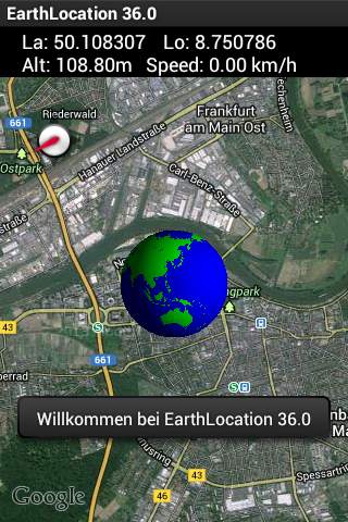 GPS Tracker EarthLocation Info screenshot 1