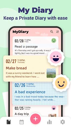 Diary with Lock: Daily Journal screenshot 4