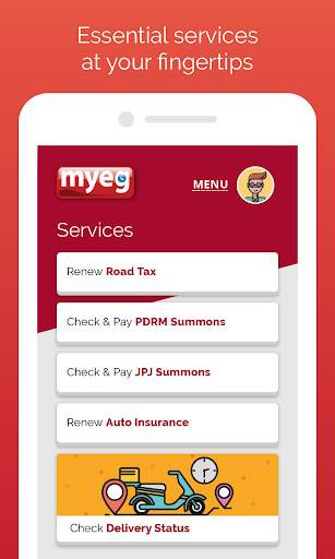 MyEG screenshot 1
