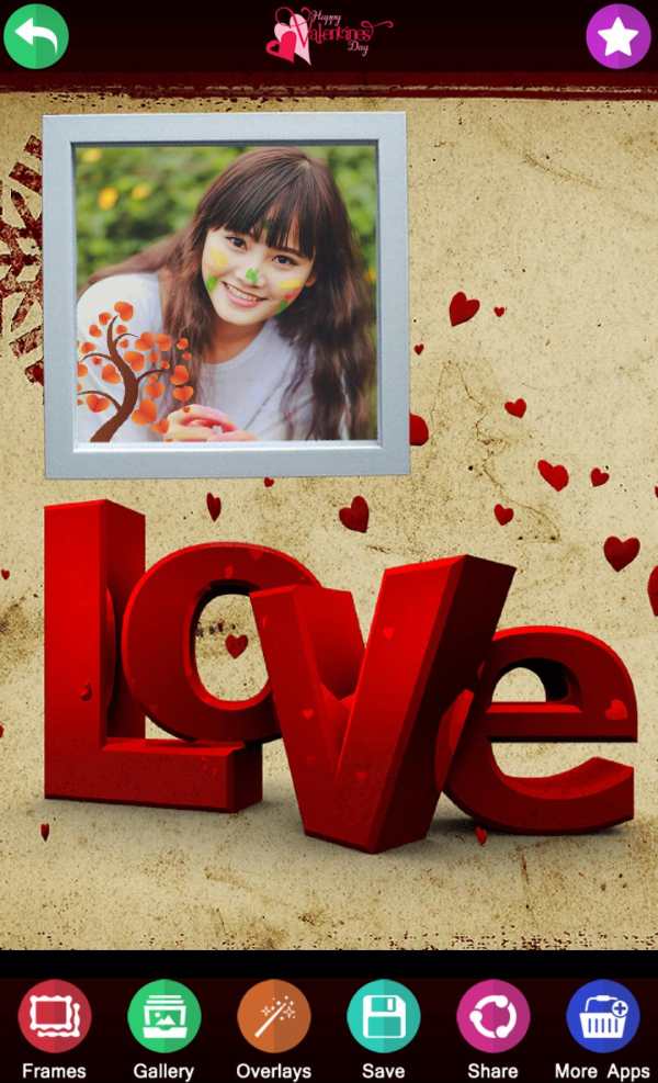 Valentine Photo Frames screenshot 4