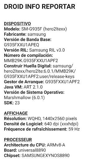 Droid Hardware Info screenshot 3