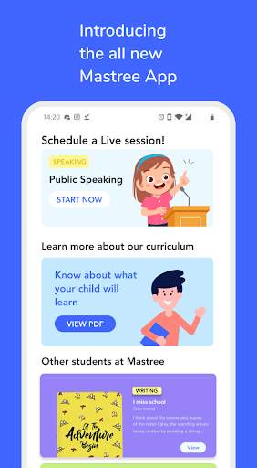 Mastree Learning - 1:4 LIVE Classes | Grades 1-12 screenshot 1