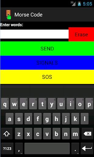 Morse Code Flashes screenshot 1
