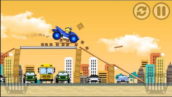 Racing Car Minnions Adventure Game screenshot 5