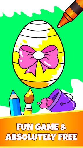 Easter Egg Coloring - Surprise Eggs Game For Kids 4 تصوير الشاشة