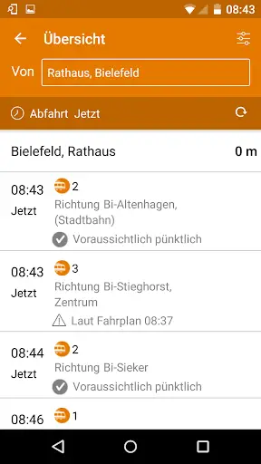 moBiel App screenshot 3