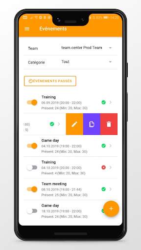 team.center - Management d'équipe screenshot 2