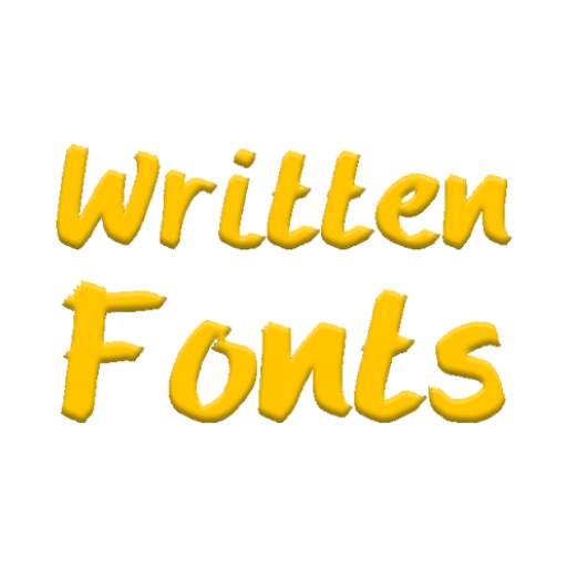 Written Fonts for FlipFont 4.1.0