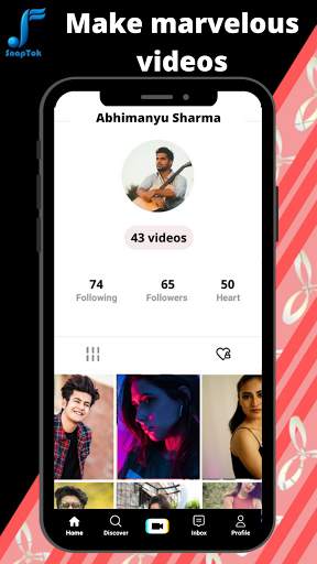SnapTok - India's Short Video App. Music Dance Fun screenshot 8