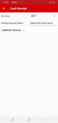 Cash Receipt screenshot 23