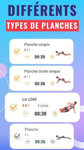 Gainage defi 30 jours－Planche screenshot 2