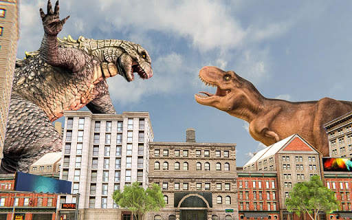 Monster Dinosaur  Rampage : City Attack screenshot 1