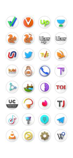 Icon Pack - Qolor 6 تصوير الشاشة