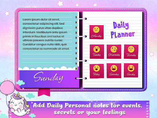 DIY Unicorn Girls Secret Diary screenshot 8