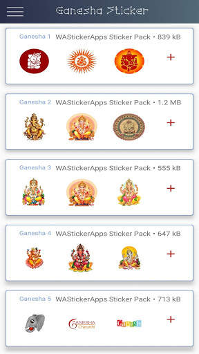 WA Sticker Ganesh : Bal Ganehsha screenshot 3
