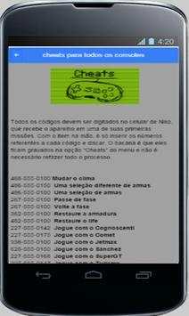 Cheats para Gta 4 screenshot 2