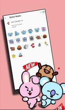 BT21 Sticker WhatsApp - KPOP Stickers Fans screenshot 4