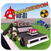 ikon Legend Strike Armageddon Pixel Car 3D Gun Zombie