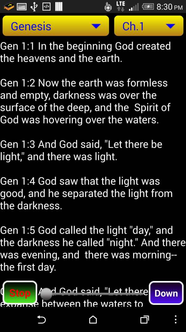 NIV Audio Bible screenshot 3