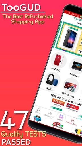 Toogud India-Refurbished Shopping app |Electronics screenshot 1