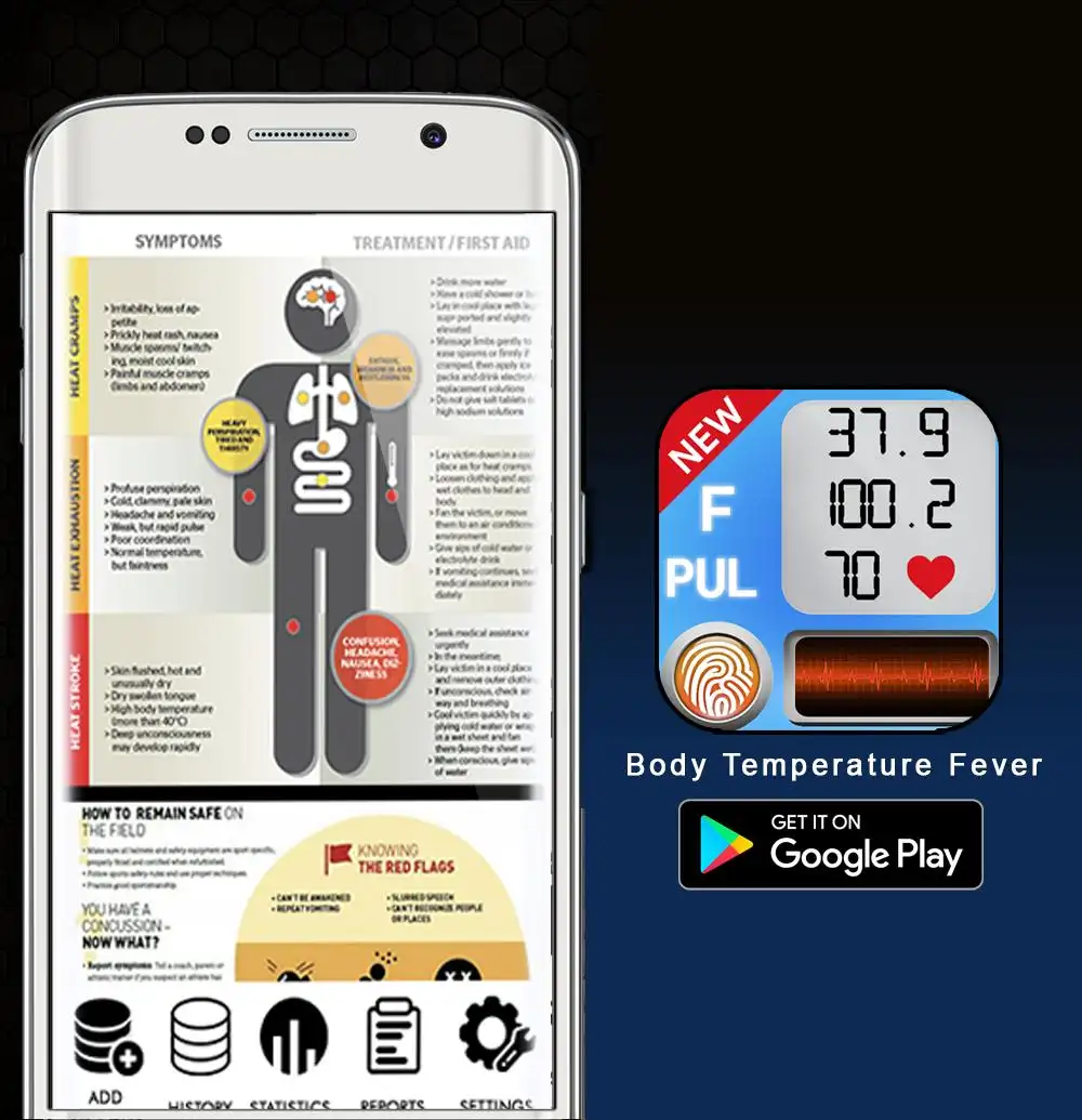 Body Temperature : current temperature Fever Pro screenshot 6