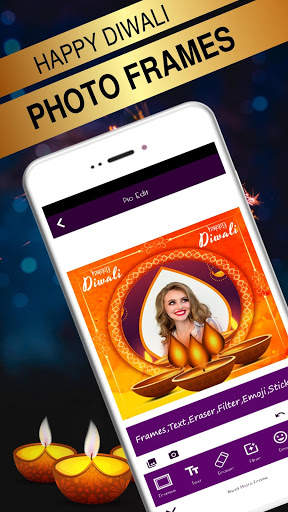 Happy Diwali Photo Frame 2020  Diwali Photo Editor screenshot 2